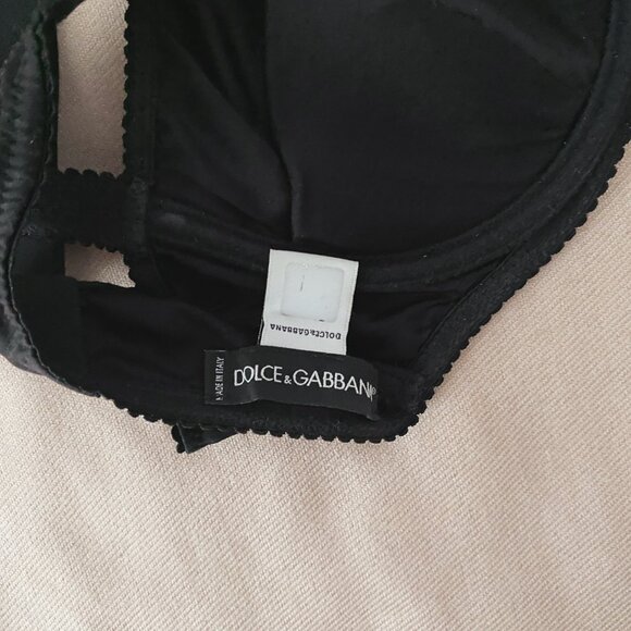 Dolce & Gabbana Satin Balconette Bra - Picture 4 of 8